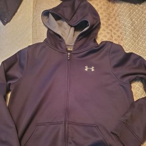 Back zip up sweatshirt